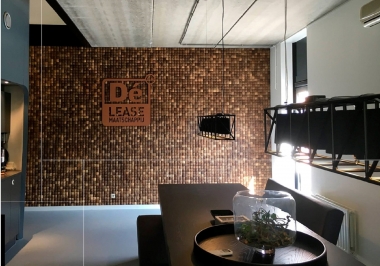 Project Musalaki coco large wall office DE leasemaatschappij by Pro Logo