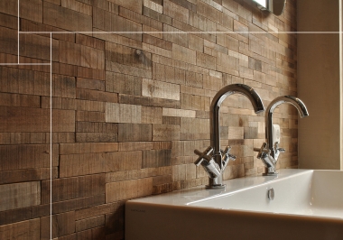 Project kraan badkamer met Joglo Envi Brick Natural