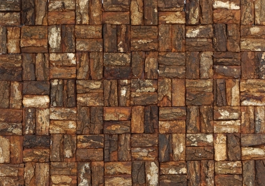 Midden- donkerbruine Prambanam mahogany bark natural uit Oulanka Forest collectie